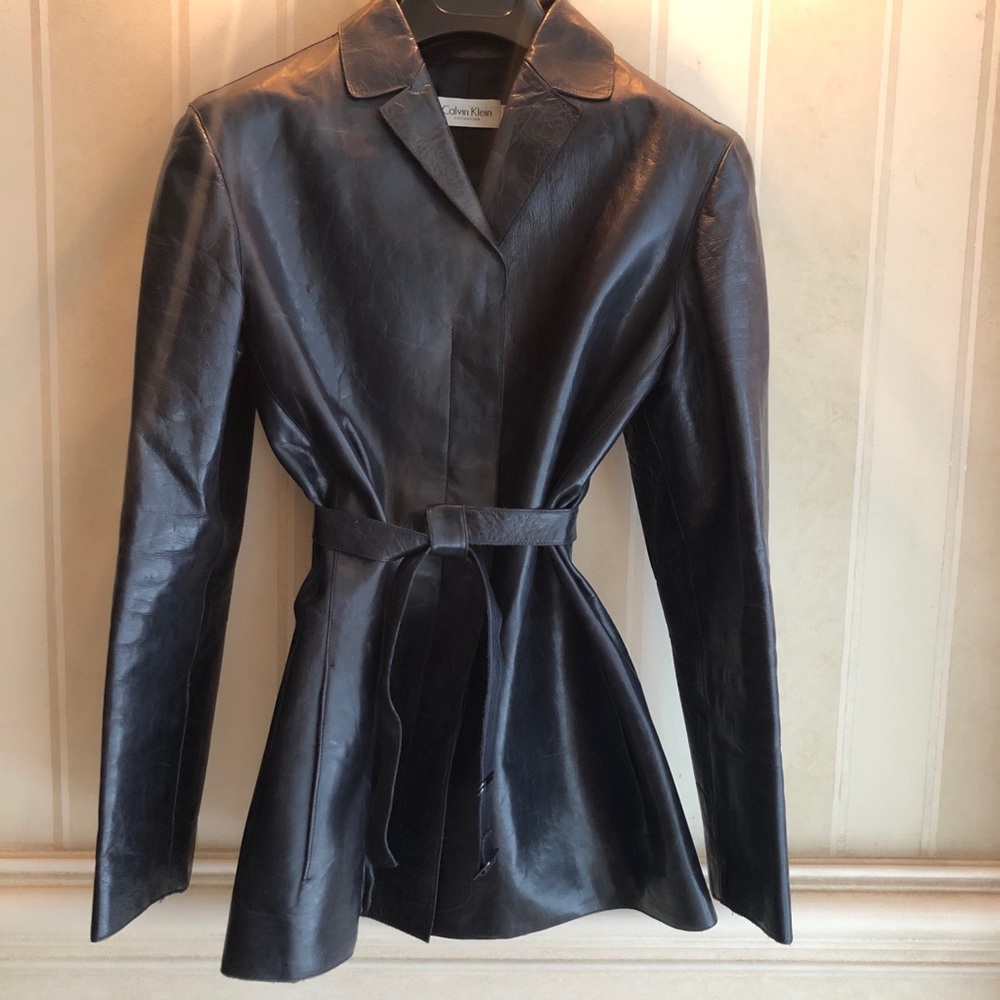 Calvin Klein Collection Leather Jacket